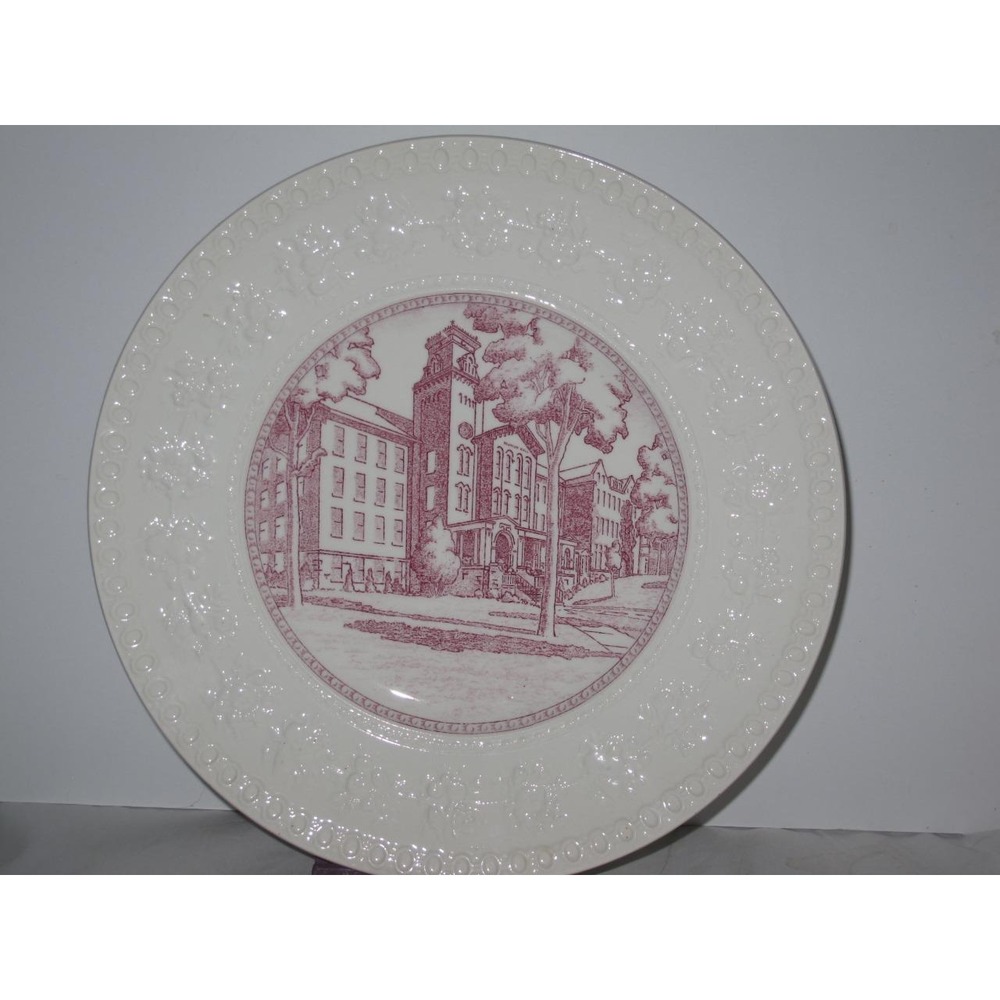 Wedgwood Ohio Wesleyan University Centennial Collection Monnett‎ Hall - Pink